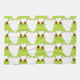 Cute Frog Kitchen Towel
