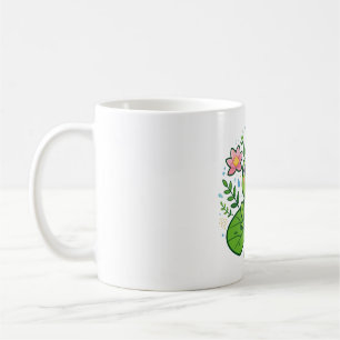 Cute Frog Lily Pad Lotus Kawaii Animal Coffee Mug