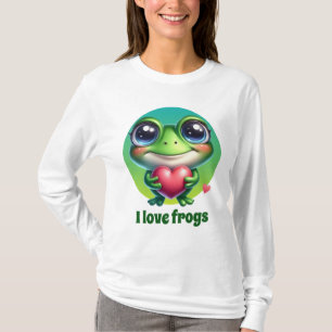 Cute frog lovers customizable T-Shirt