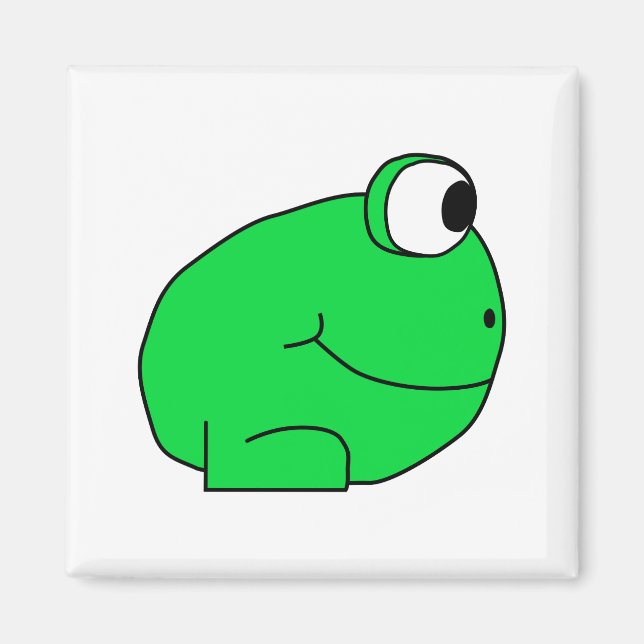 Cute Frog. Magnet (Front)