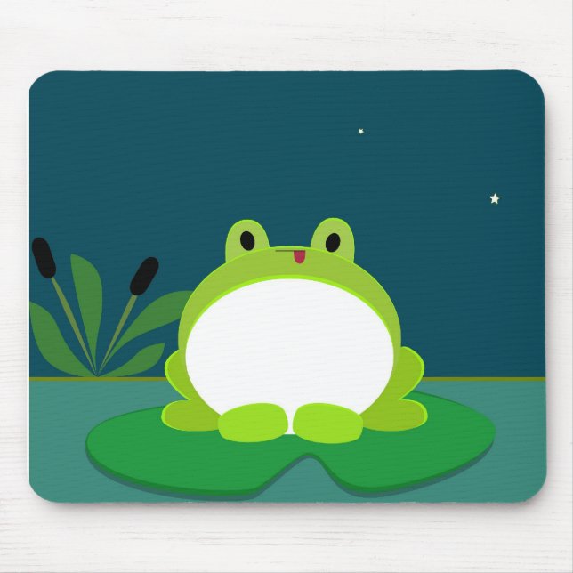 Cute frog mouse pad (Front)