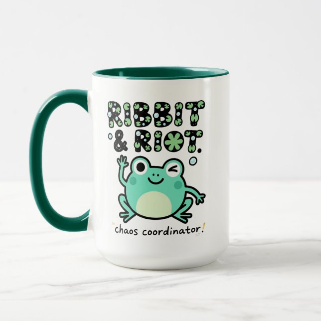 Cute frog Mug (Gauche)