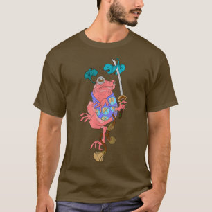 Cute Frog Ninja Samurai Funny Reptile and Terrariu T-Shirt