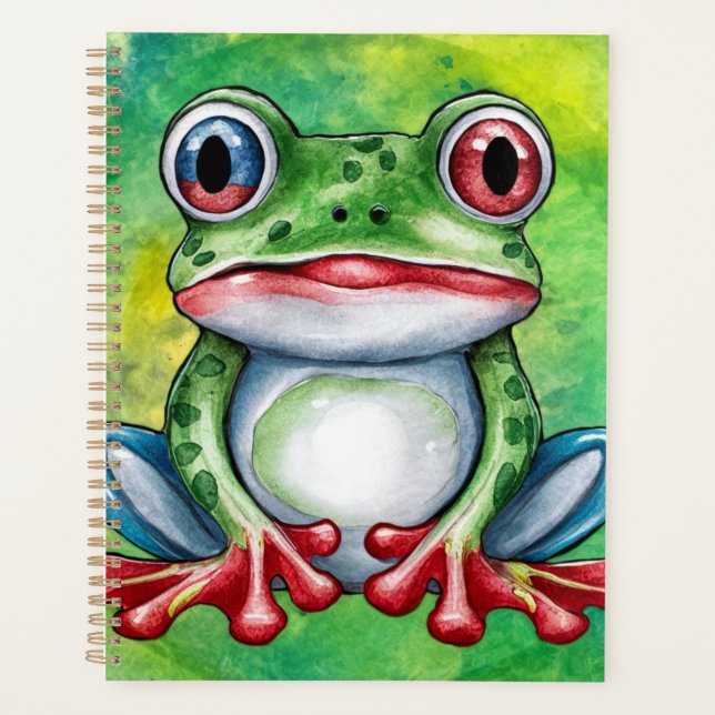 Cute Frog Planner (Front)