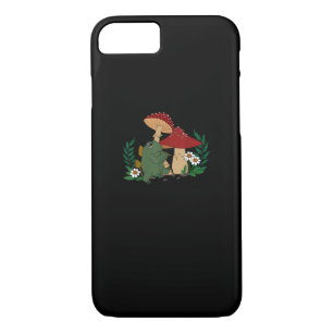 Cute Frog Playing Flute Cottagecore  Goblincore Ae Case-Mate iPhone Case