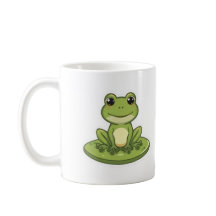 Cute Frog PNG - Kawaii Frog Illustration Design