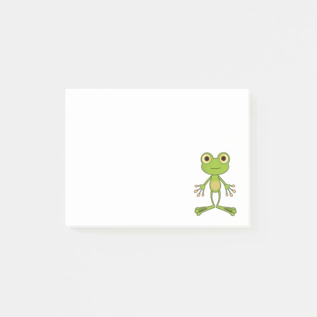 Cute Frog Post-it Notes (Front)