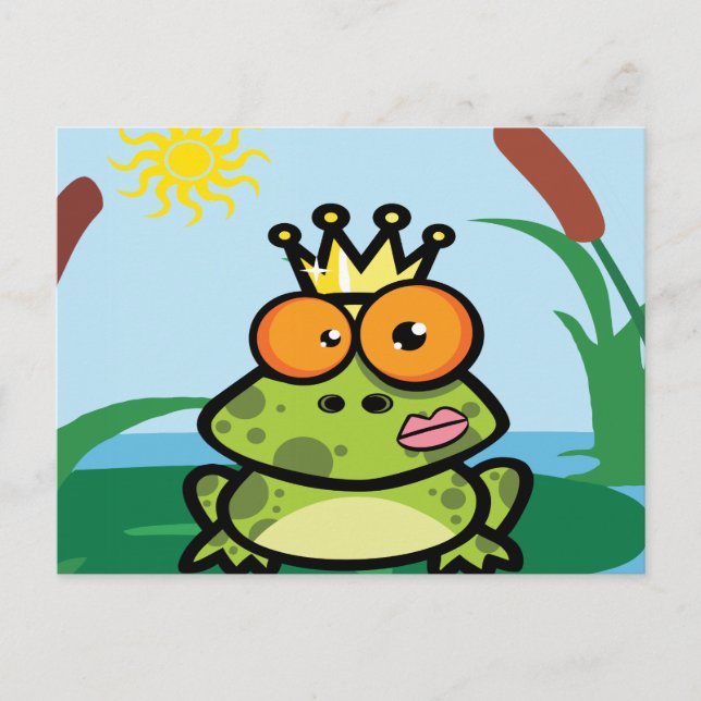Cute Frog Postcard (Front)