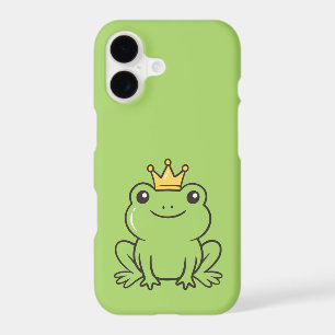 Cute frog  Reine drôle verte  Coque de téléphone