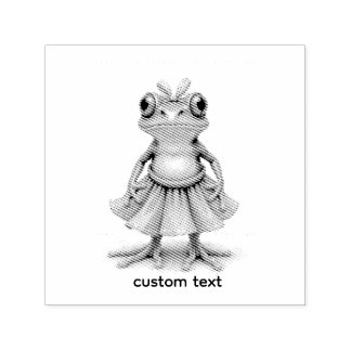 Cute frog self-inking stamp