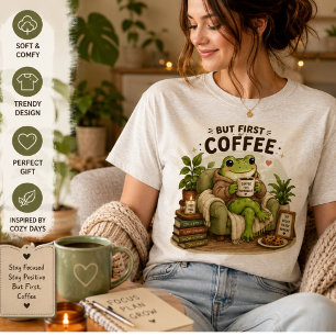 Cute Frog Study Motivation Design Focus Learn Gr Tri-Blend Shirt