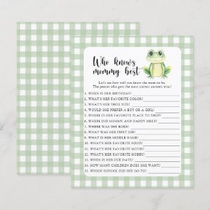 Cute frog - Who knows mommy best