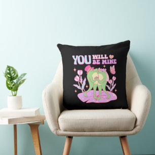 Cute Frog - You Will Be Mine Throw Pillow