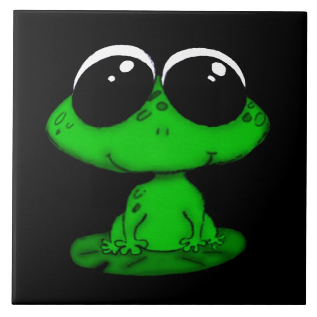 cute froggie tile (Front)