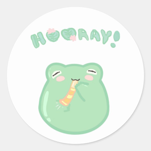 Cute Froggy Sticker (Front)