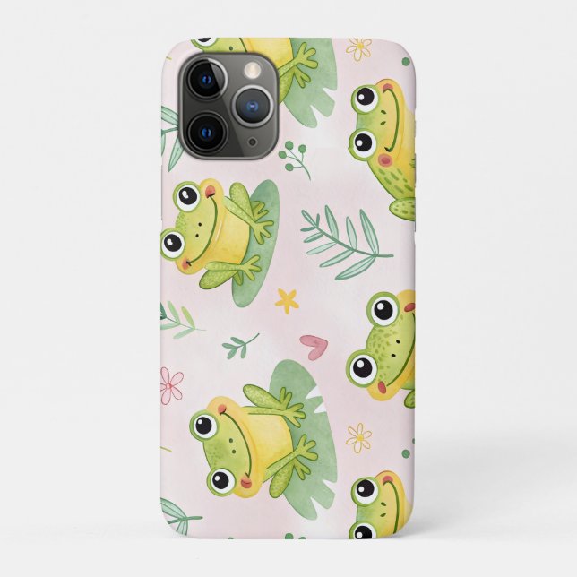 Cute frogs Pattern Case-Mate iPhone Case (Back)