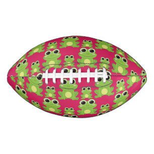 Cute frogs pattern football