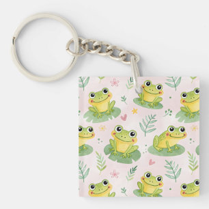 Cute frogs Pattern Keychain