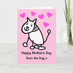 Cute From the Dog Mothers Day Card