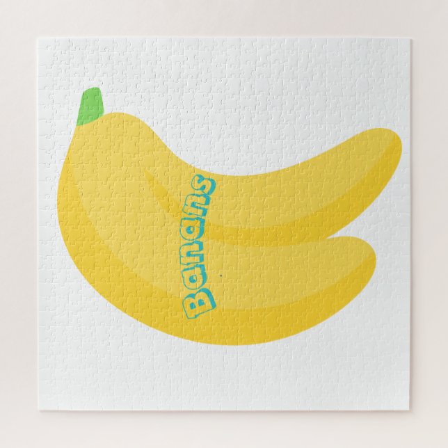 Cute Fruit Art / Tropical Food Aesthetic Jigsaw Puzzle (Vertical)