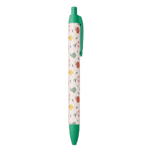 Cute Fruit Pattern Black Ink Pen
