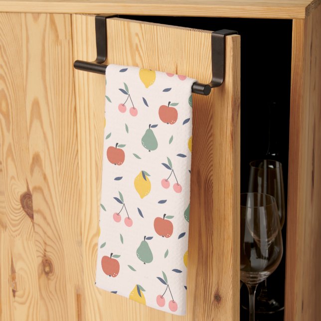 Cute Fruit Pattern Kitchen Towel (Thirds Fold)