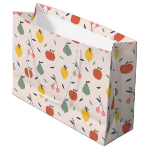 Cute Fruit Pattern Large Gift Bag