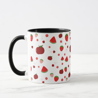 Cute Fruit Pattern Mug |Aesthetic Kitchen Mug