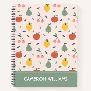 Cute Fruit Pattern Notebook