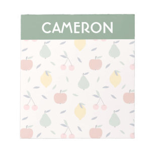 Cute Fruit Pattern Notepad