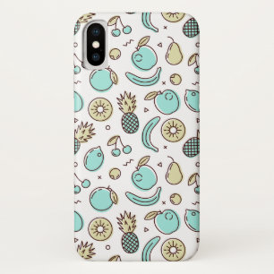 Cute Fruit Pattern Summery Line Drawing Case-Mate iPhone Case