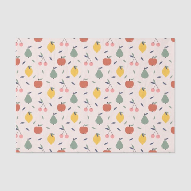 Cute Fruit Pattern Tissue Paper (Front)