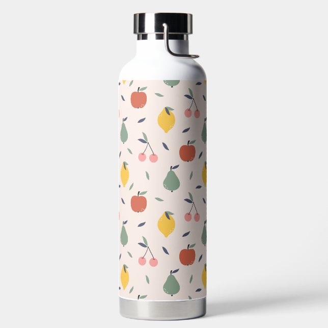Cute Fruit Pattern Water Bottle (Left)