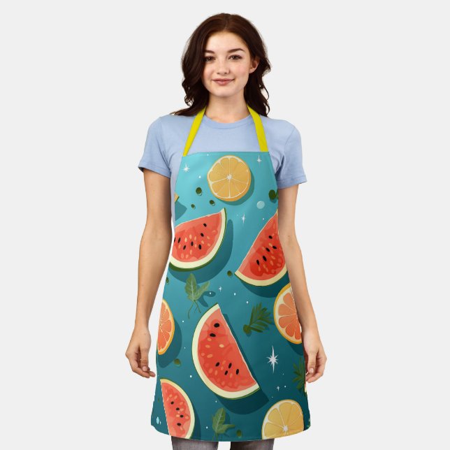 Cute fruits apron (Worn)