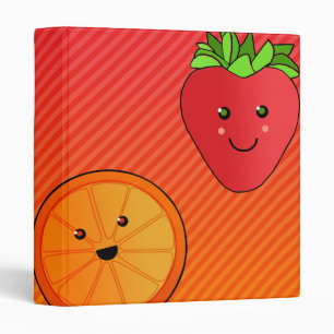 Cute Fruits Binder