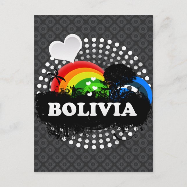 Cute Fruity Bolivia Postcard (Front)