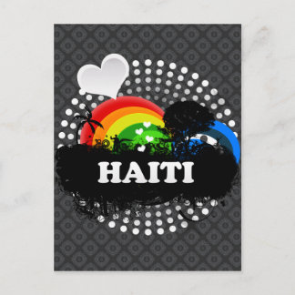 Cute Fruity Haiti Postcard