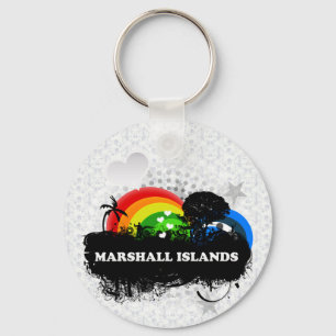 Cute Fruity Marshall Islands Keychain
