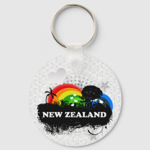 Cute Fruity New Zealand Keychain