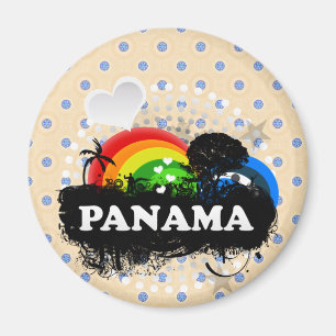 Cute Fruity Panama Magnet