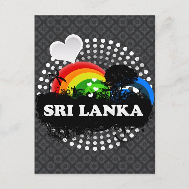 Cute Fruity Sri Lanka Postcard (Front)