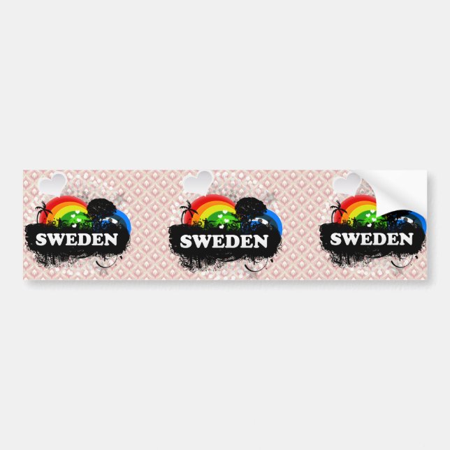 Cute Fruity Sweden Bumper Sticker (Front)