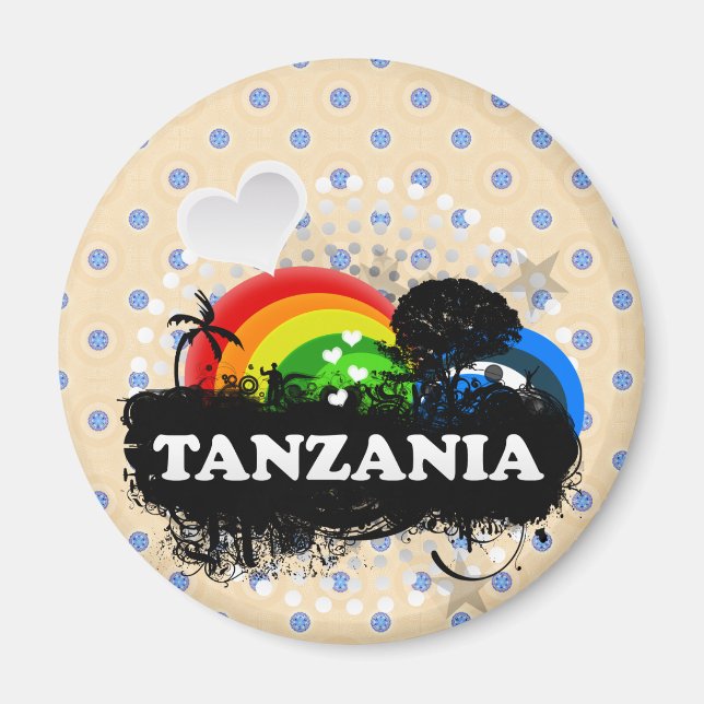 Cute Fruity Tanzania Magnet (Front)