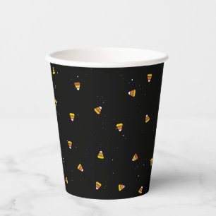 Cute fun candy corn Halloween party Paper Cups