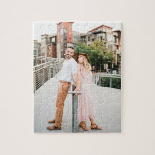 Cute Fun Couple's 8x10 Photo Jigsaw Puzzle