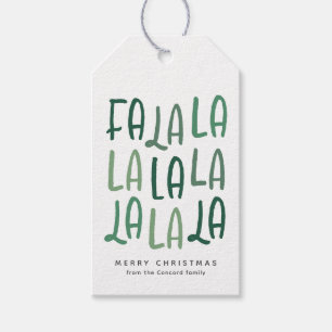 Cute fun green personalized Christmas holiday Gift Tags