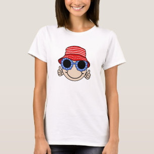 Cute Fun Groovy Summer Vibes T-Shirt