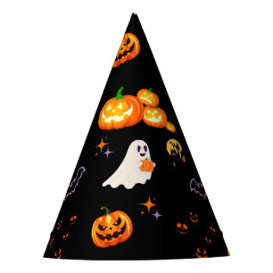 Cute Fun Pumpkin ghost bat Witch Halloween Party Party Hat