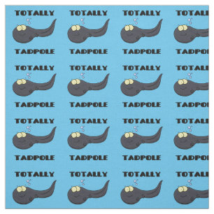 Cute fun tadpole cartoon illustration Shower Fabric