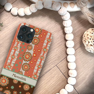 Cute Fun Teen Floral Whimsical Pattern Name iPhone 13 Pro Max Case